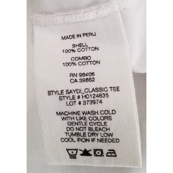 Theory Gray Layered Short Sleeve Cotton Pullover Top Women’s Small - Picture 6 of 6